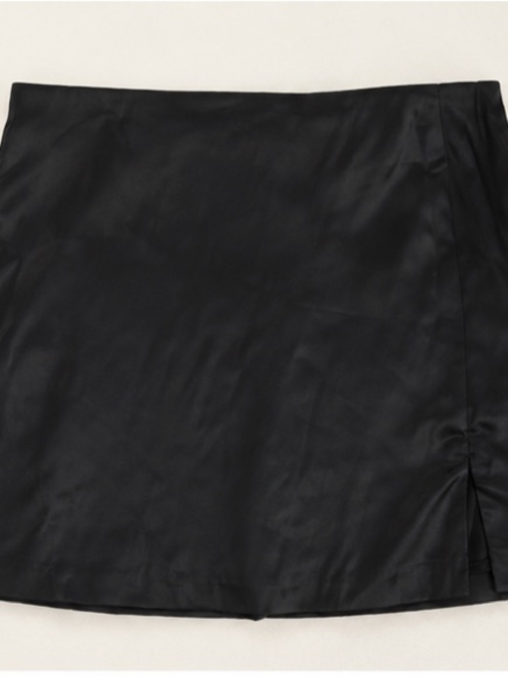 Abercrombie & Fitch Black Satin Mini Skort xs